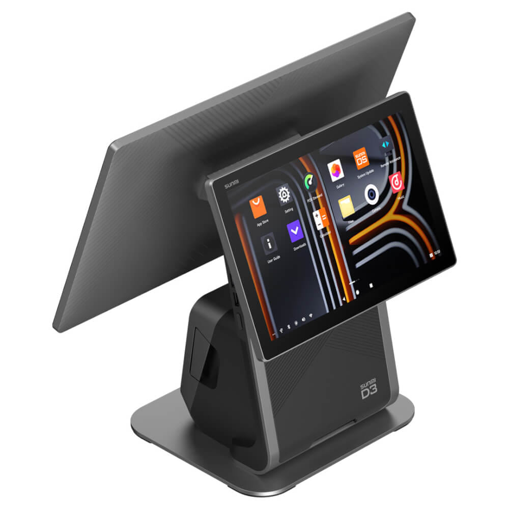 เครื่อง POS SUNMI D3 80MM DUAL SCREEN (2 จอ) ANDROID 14 พร้อมเครื่องพิมพ์ใบเสร็จในตัว (แถมฟรีระบบขายหน้าร้าน)_11